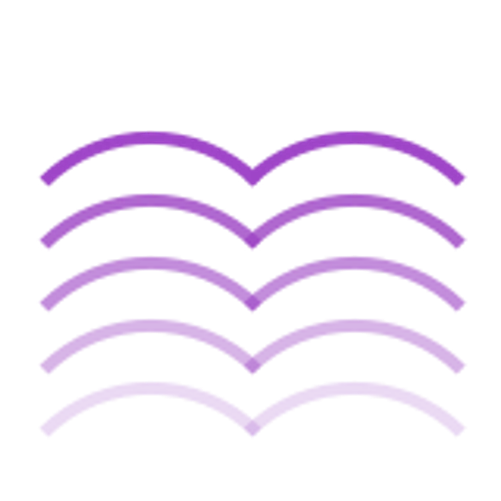 purple ripple icon