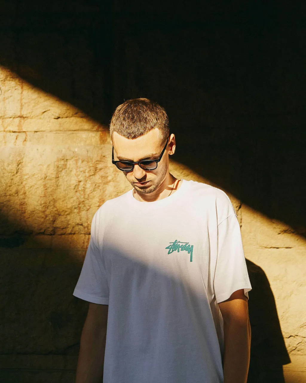 producer KLIM in diagonal light