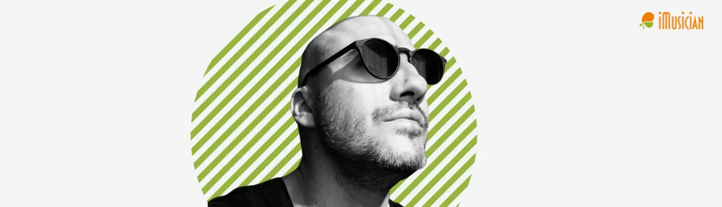 Men with sun glasses black and white