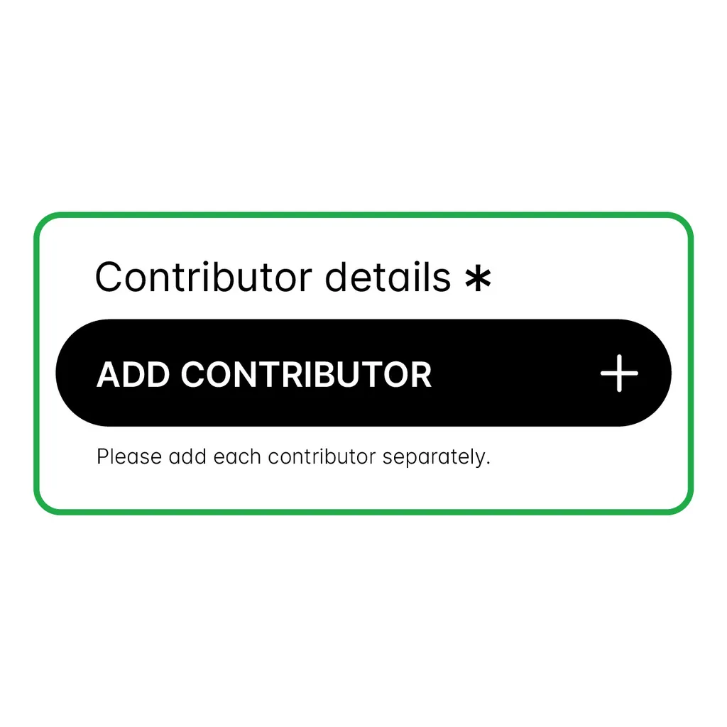 Add contributors to your release iMusician