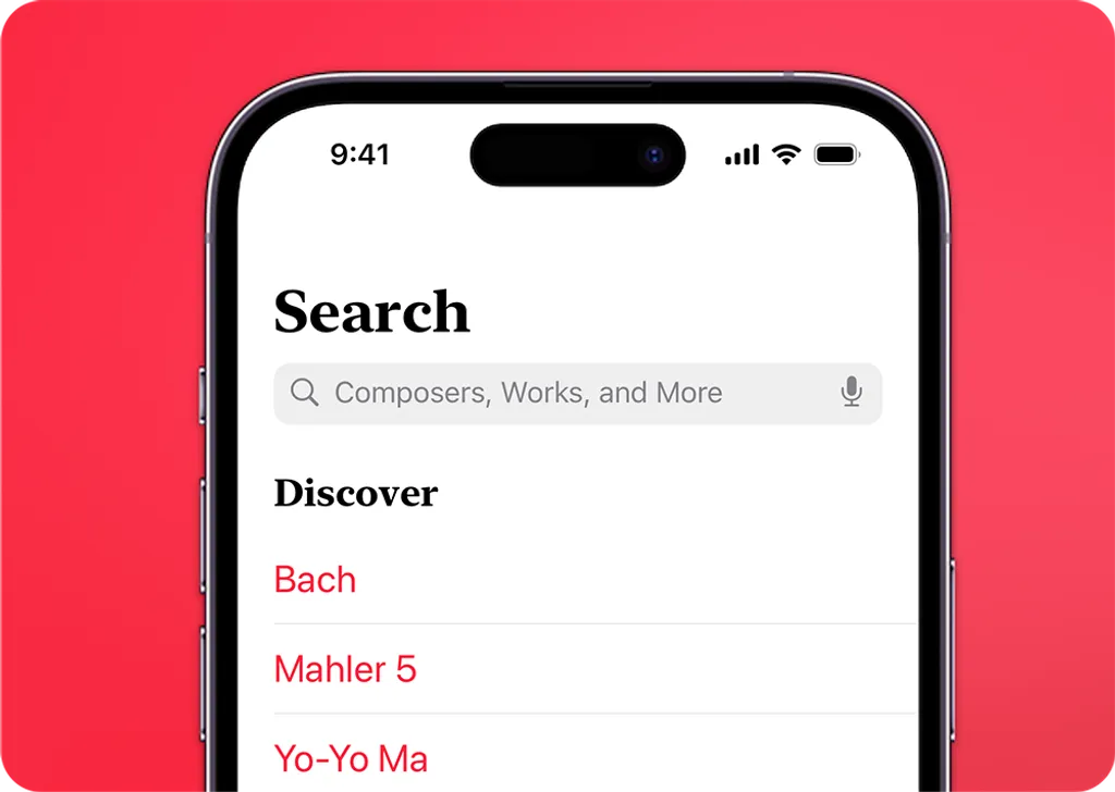 Apple Music Classical Search