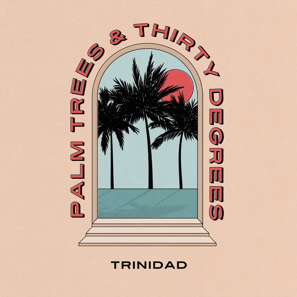 Album Artwork Pfirsichfarben Palm Trees & Thirty Degrees Trinidad