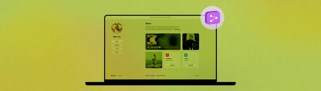 Artist Website imusician