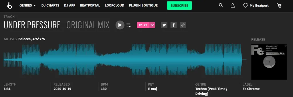 Beatport Key BPM iMusician