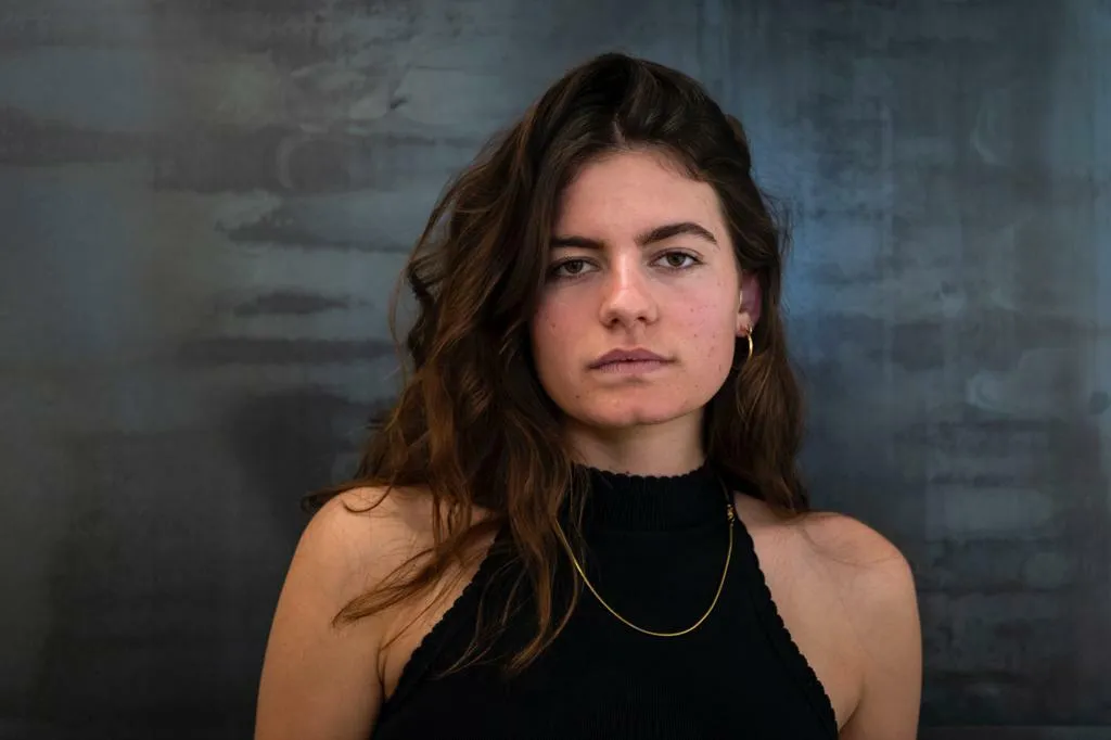 Cece June artist photo with black background