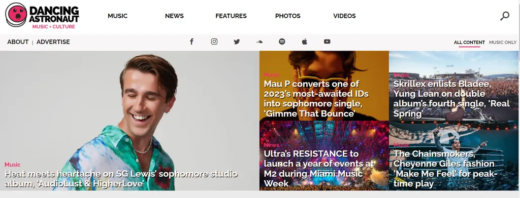 Dancing Astronaut-Music Blog