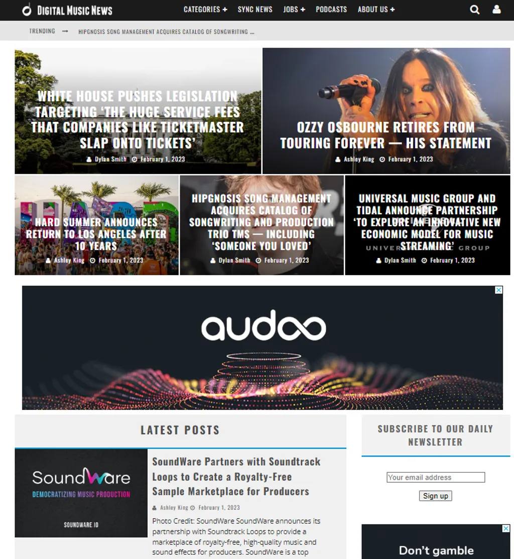 Digital Music News-Music Blog