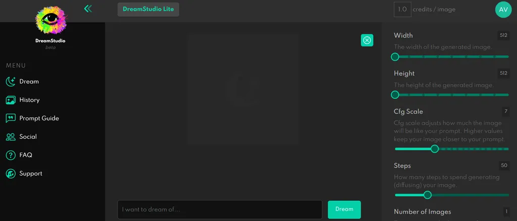 Dream studio stability AI