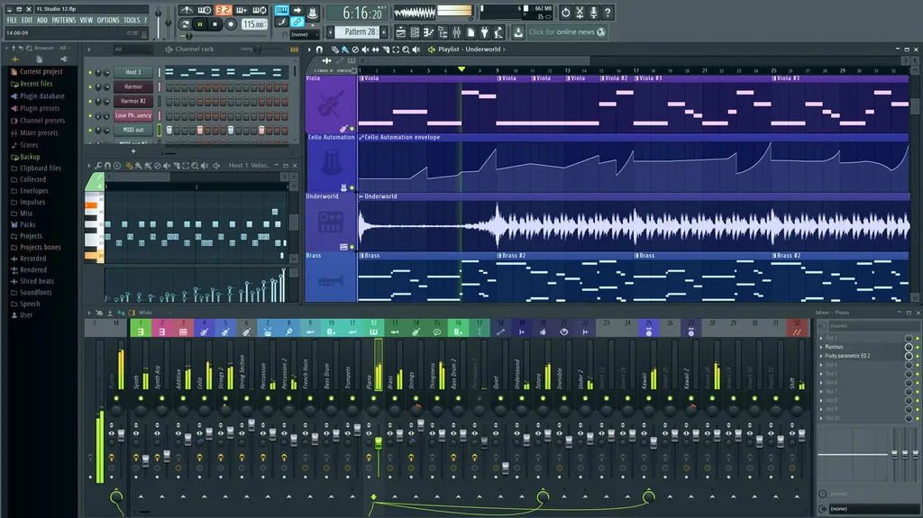 FL Studio Dashbard