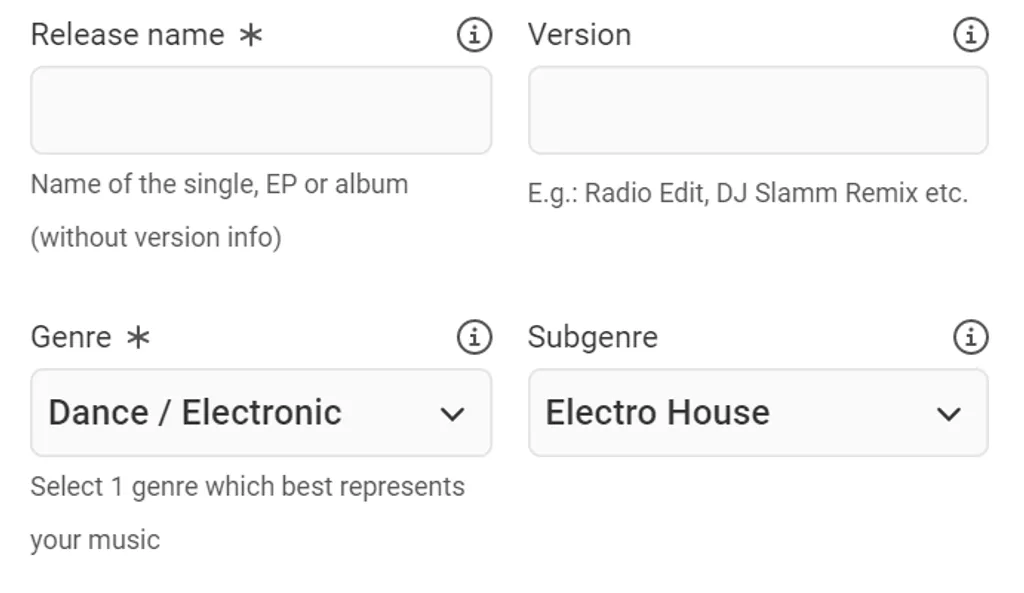 Genre-Subgenre-iMusician