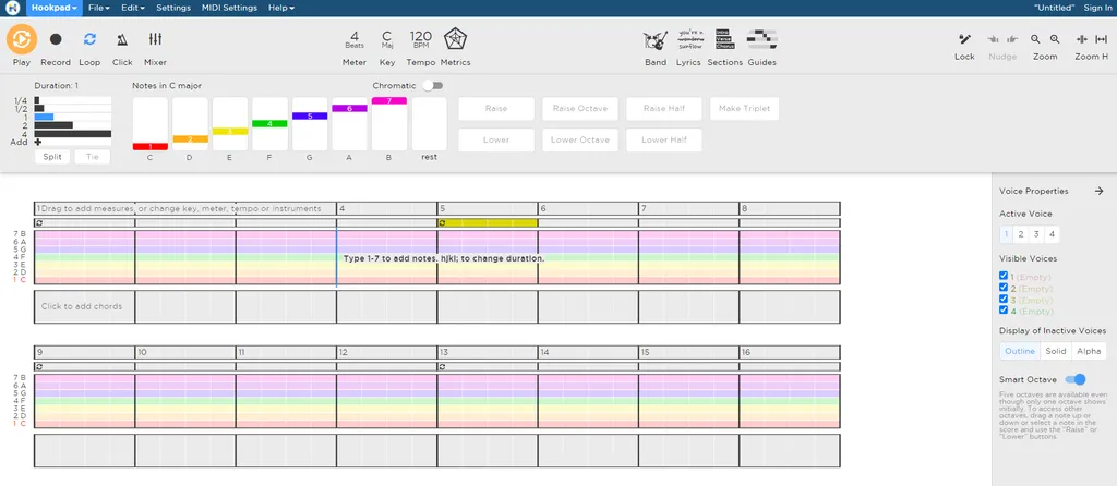 Hook-Theory-Hookpad-Musician