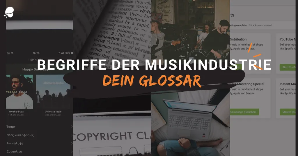 Begriffe der Musikindustrie dein Glossar