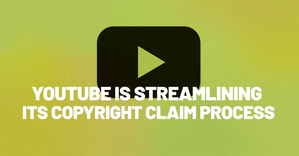 YouTube copyright claim process