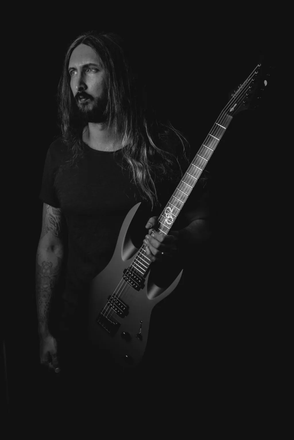 Ola Englund Artist Photo with Guitar