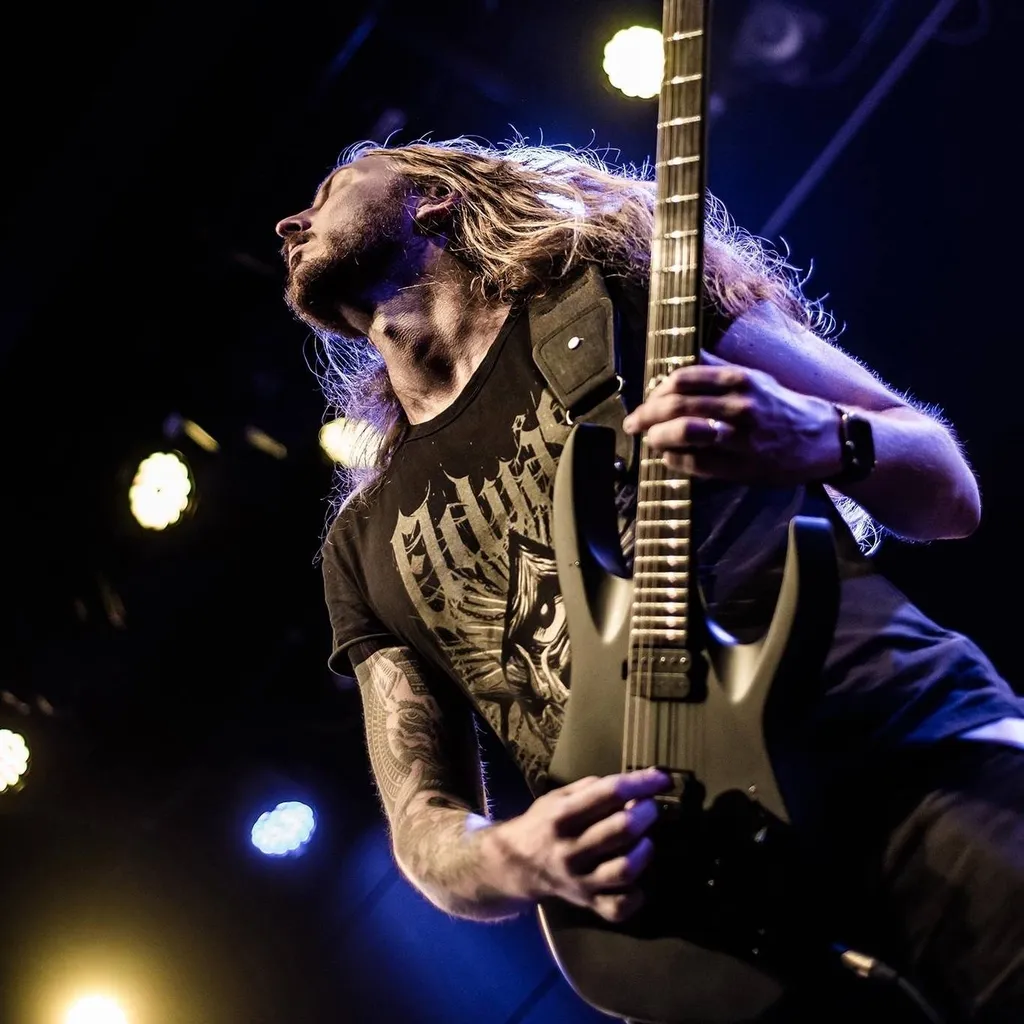 Ola Englund Playing Guitar