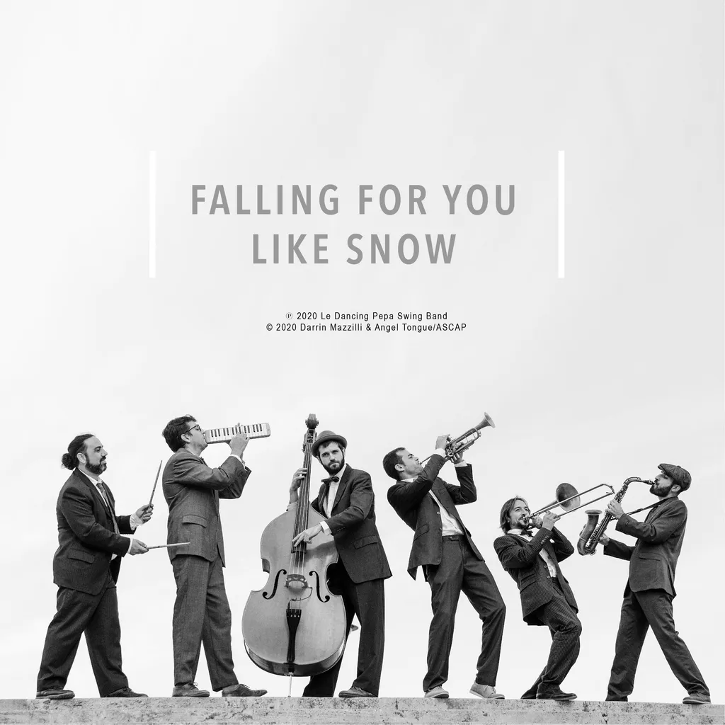Le Dancing Pepa Swing Band Falling Like Snow Cover Art