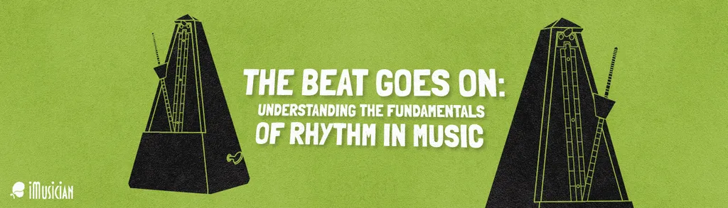 fundamentals of rhythm by iMusician on green background