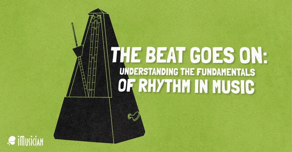 fundamentals of rhythm by iMusician on green background