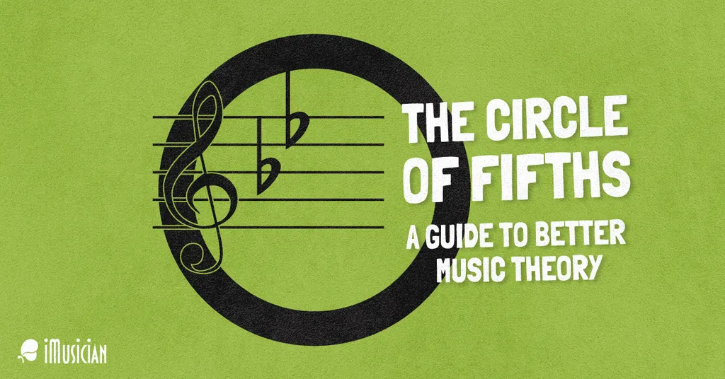 The Circle of Fifths iMusician logo on green background