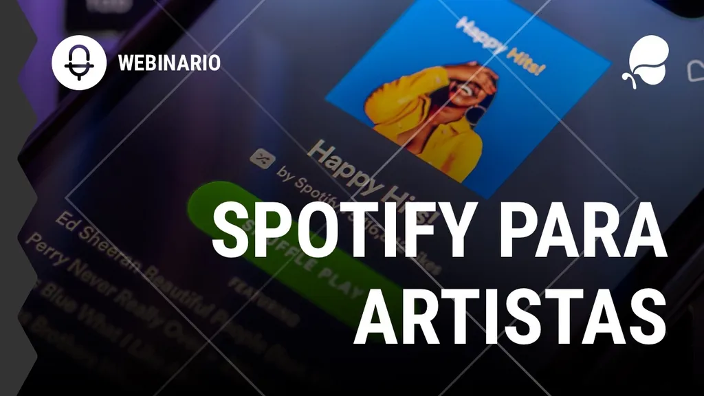 Portada Webinar Spotify para Artistas