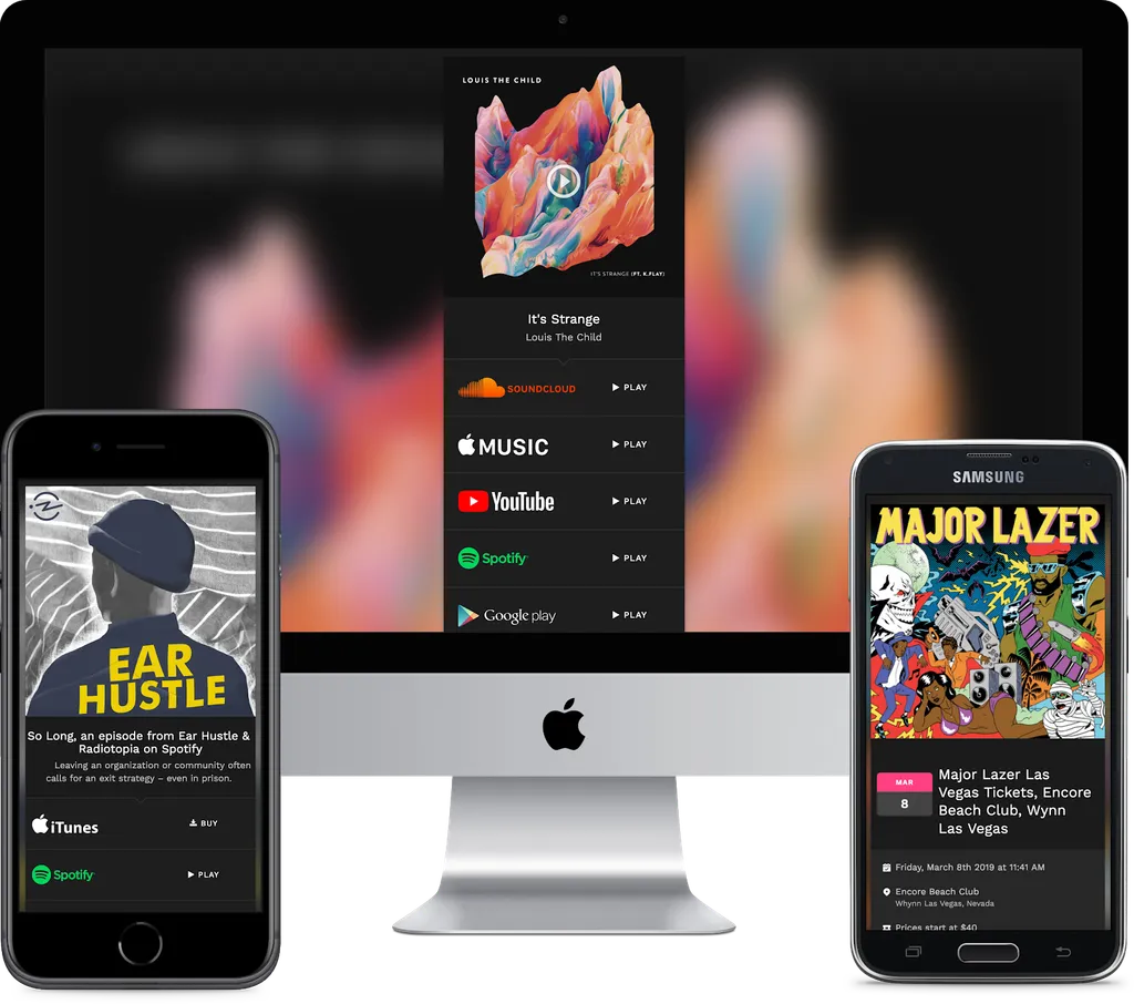 ToneDen smartlink preview