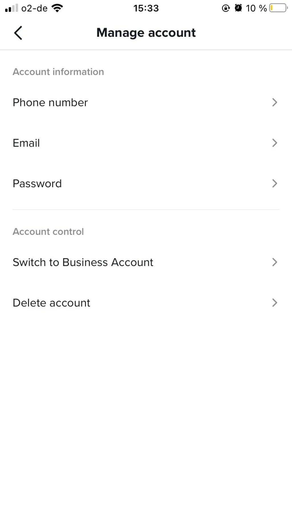 Accountsettings tiktok imusician