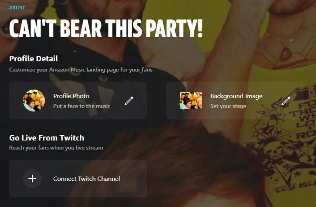 Amazon music for artists update photo