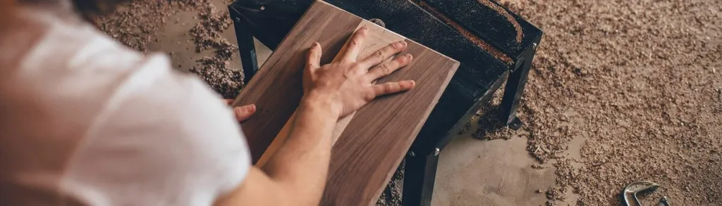 woman doing woodwork