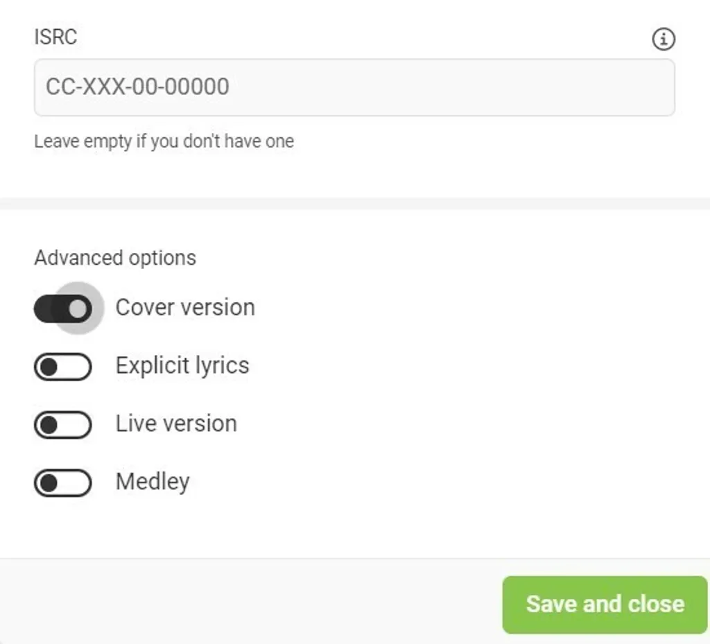 Cover version imusician
