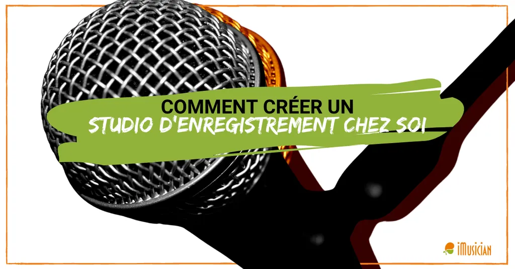 Creer studio enregistrement chez soi avec microphone et imusician logo