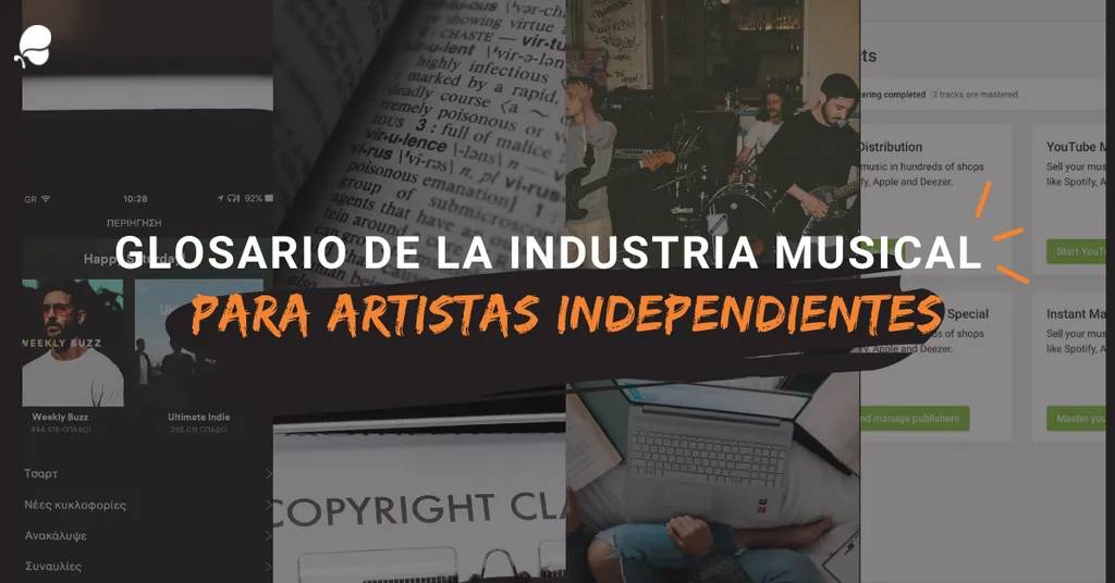 Glosario de términos de la industria musical