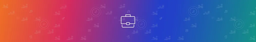 Fond coloré avec valise