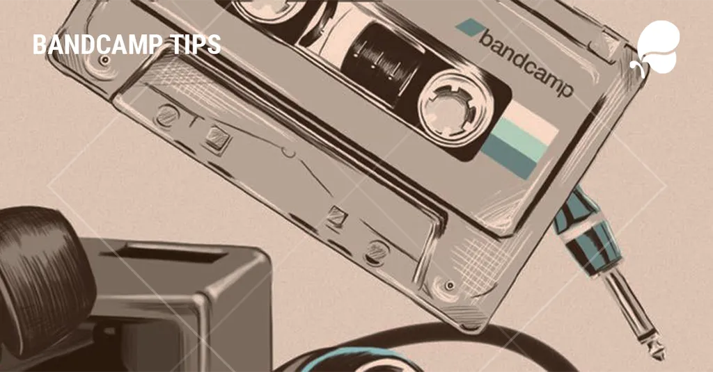 Cassette de Musique avec Logo Bandcamp