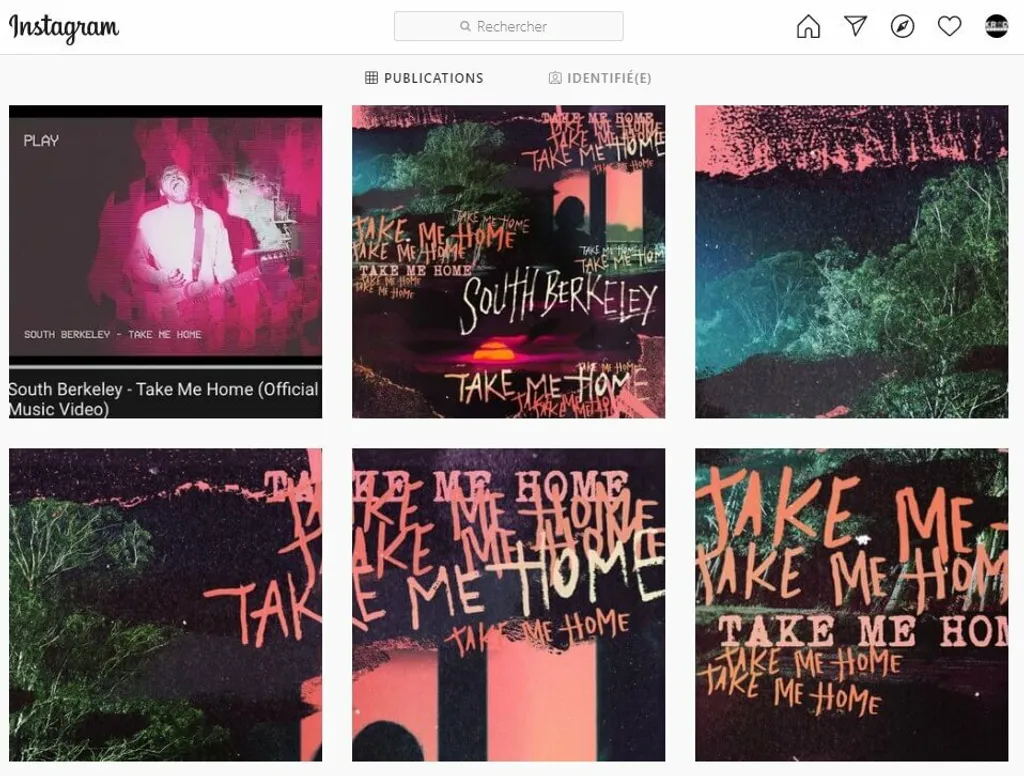 Instagram app promote your music