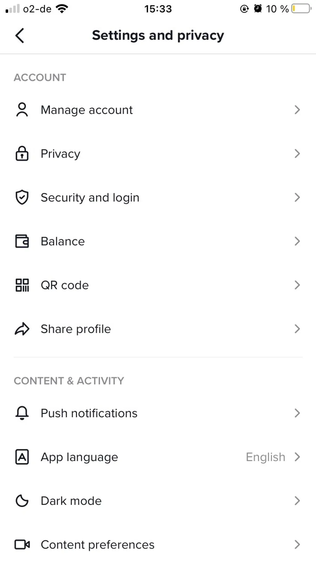 Privacy settings tiktok imusician