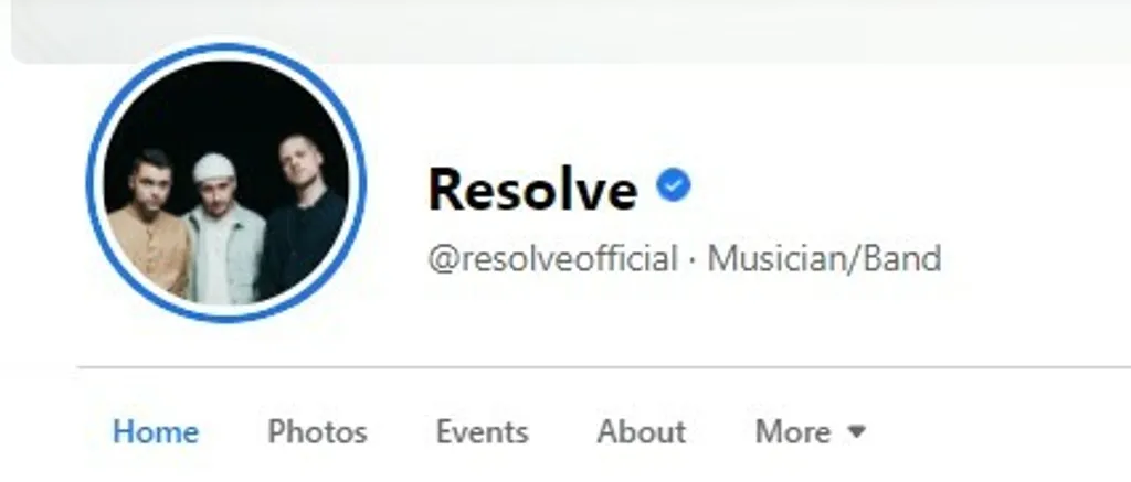Resolve band facebook