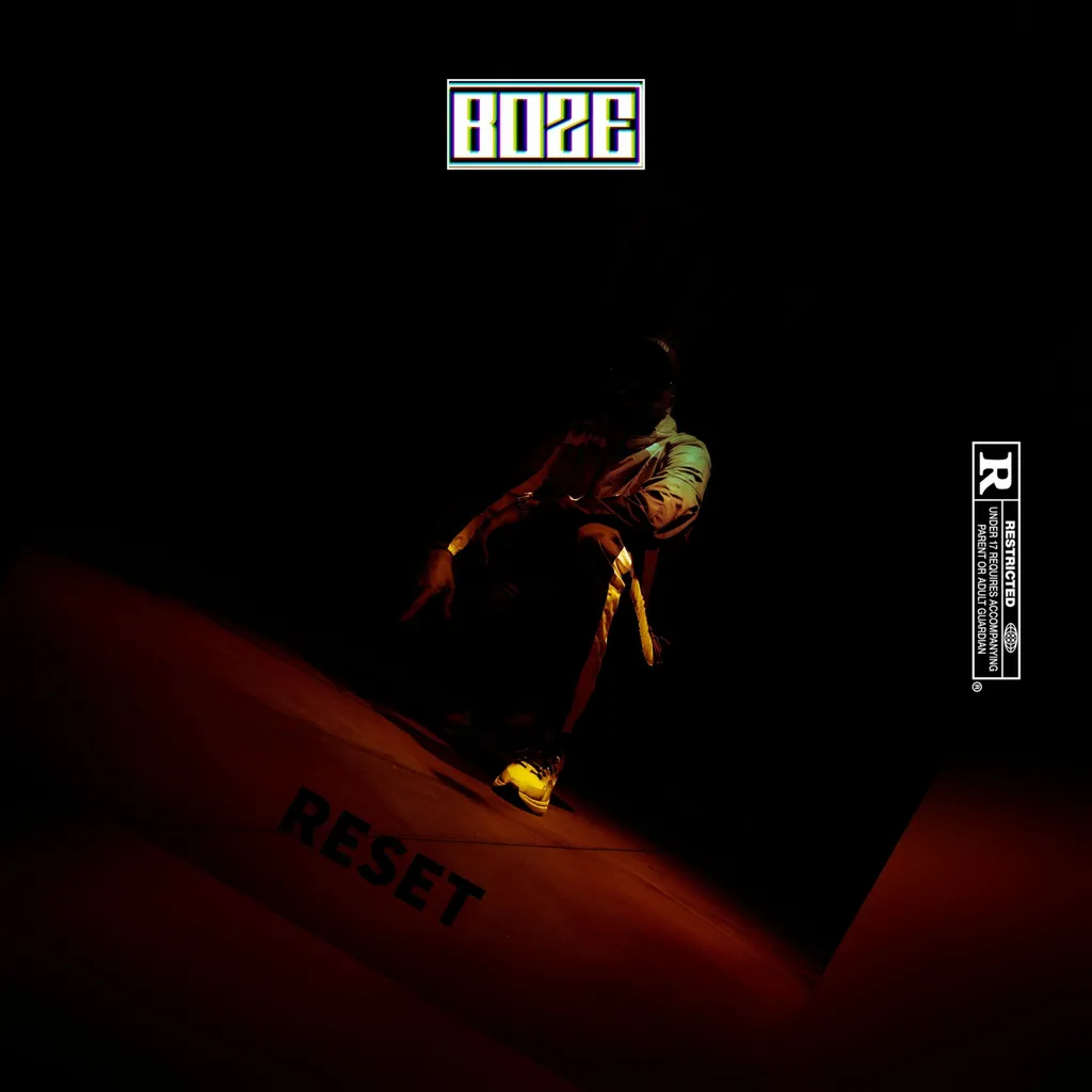 Artwork de l'EP Reset par le rappeur Boze