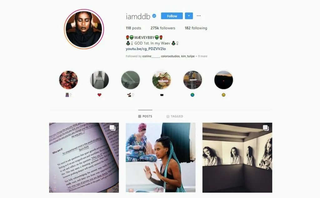 Screenshot Page Instagram DDB