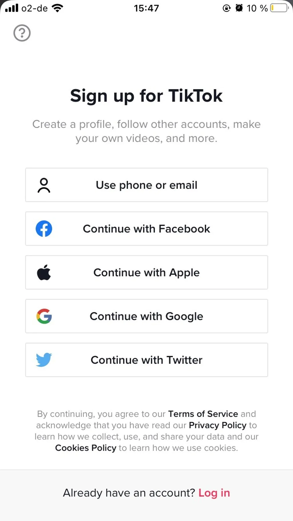Signup tiktok imusician