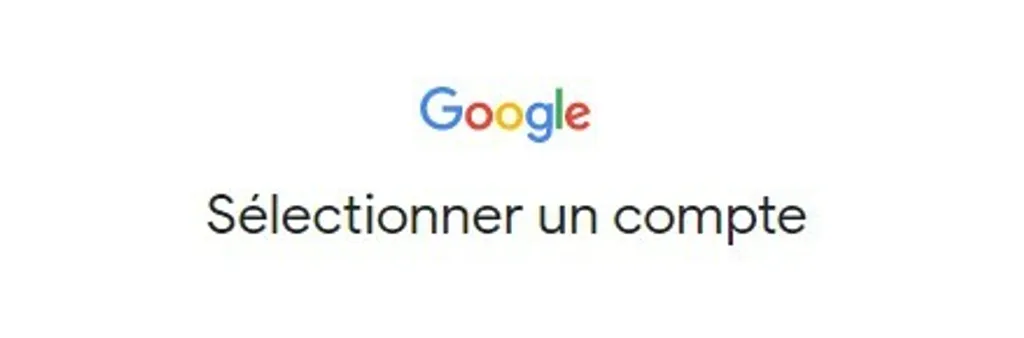 Slectionner un compte google adsense