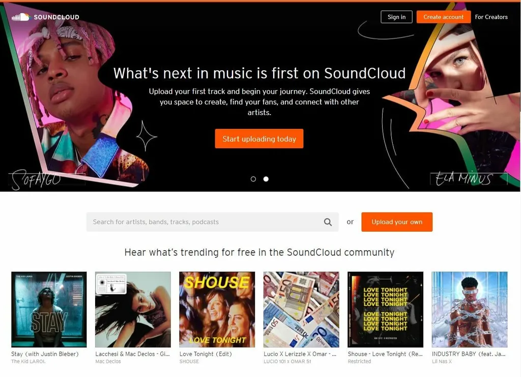 Soundcloud app promote your music