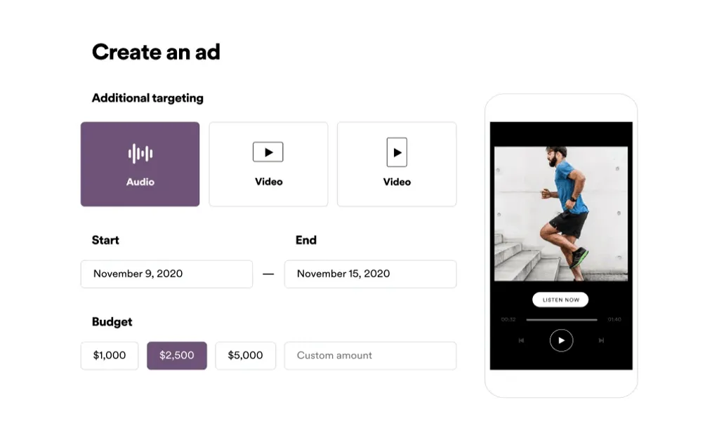 Spotify ad artists create ad