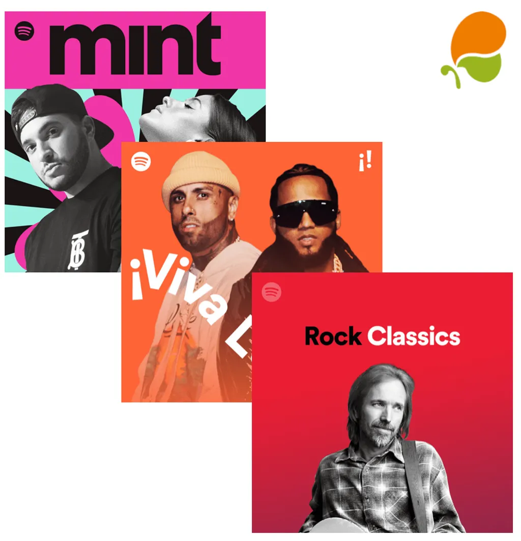 Tres listas de Spotify editoriales