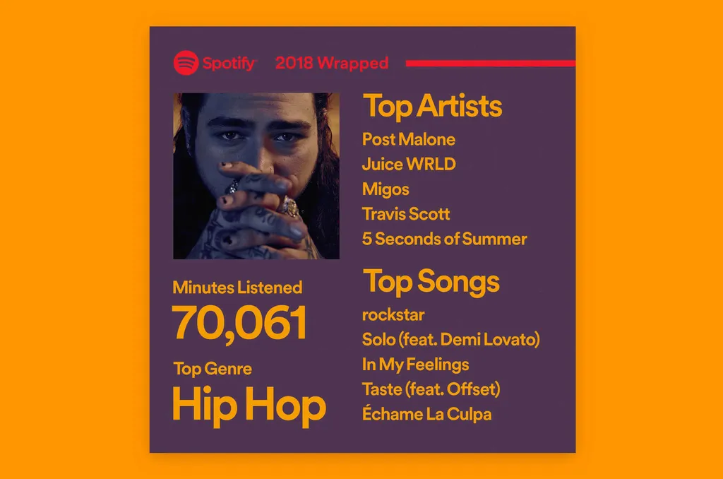 Spotify wrapped user top artists