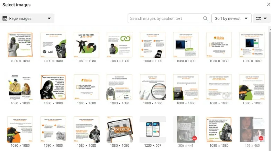 Upload image video facebook ads